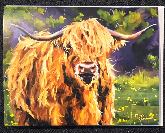 Greeting Card- Highland Cow