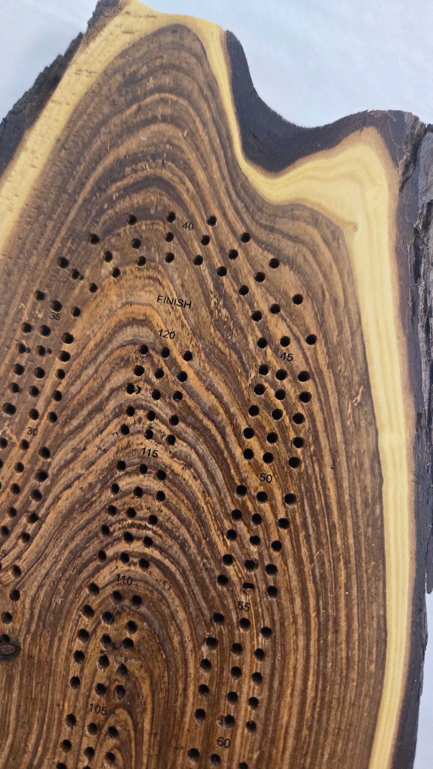 Cribbage Board - Buffalo Berry Wood