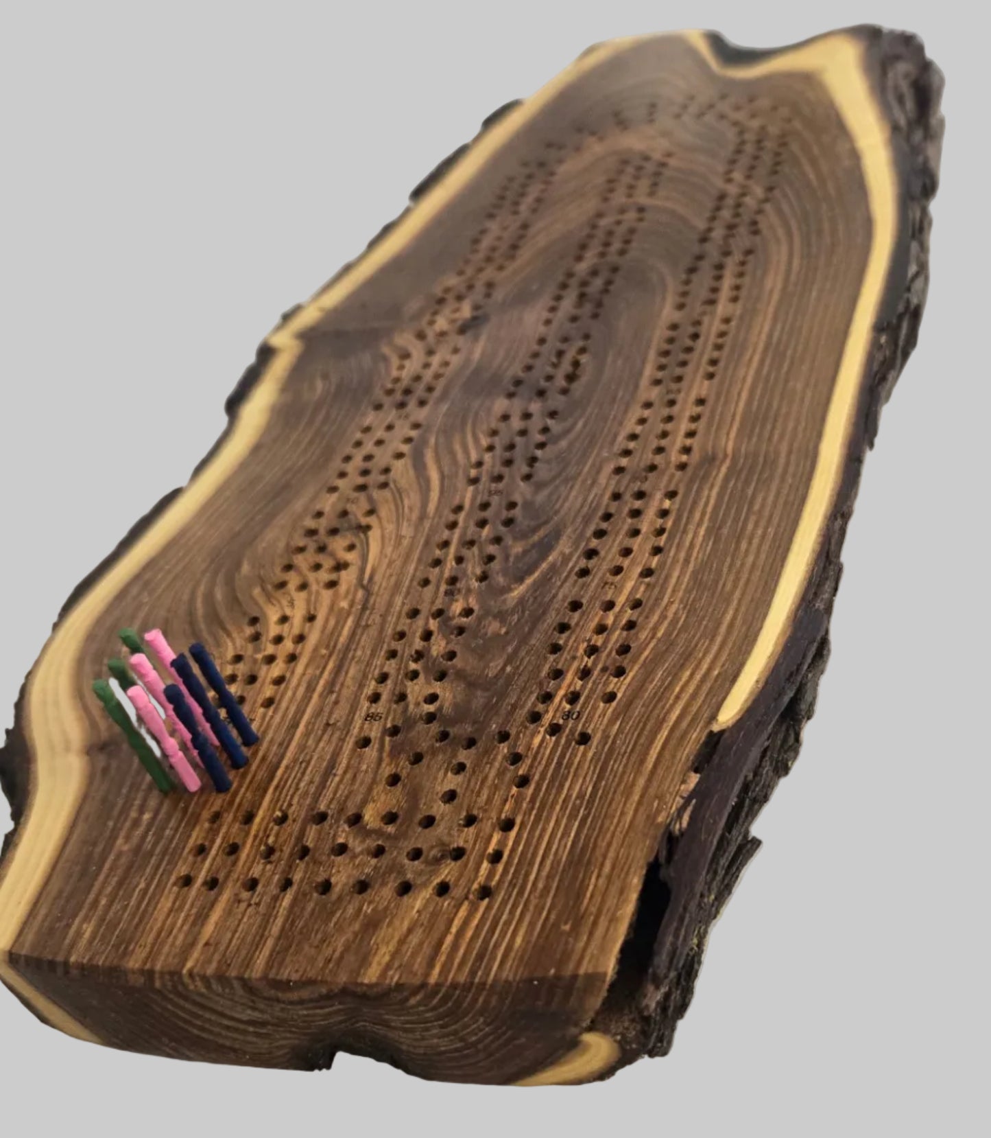 Cribbage Board - Buffalo Berry Wood