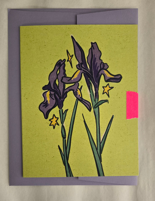 Greeting Card- Wild Iris
