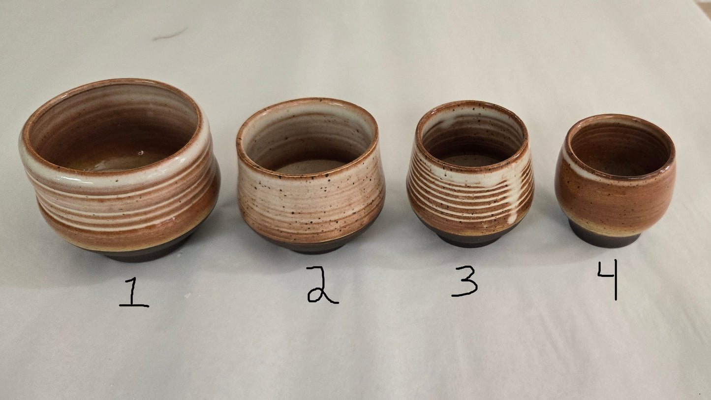 Pottery Micro/Mini Planter- Browns