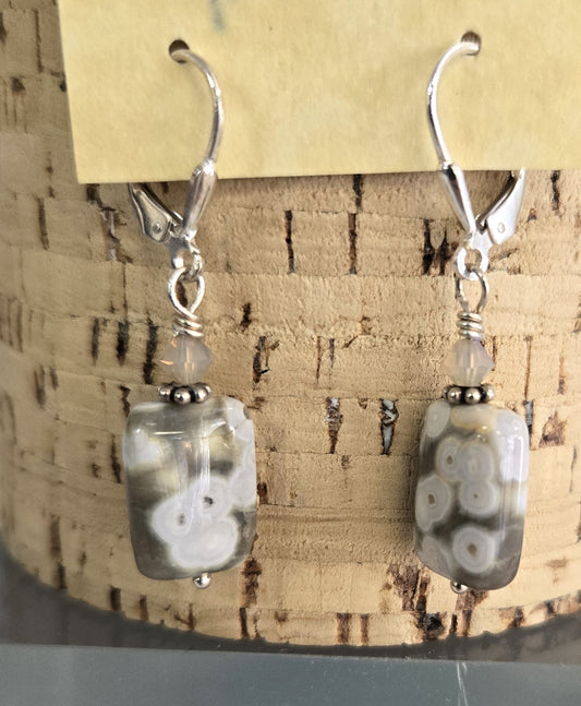 Earrings- Ocean Jasper