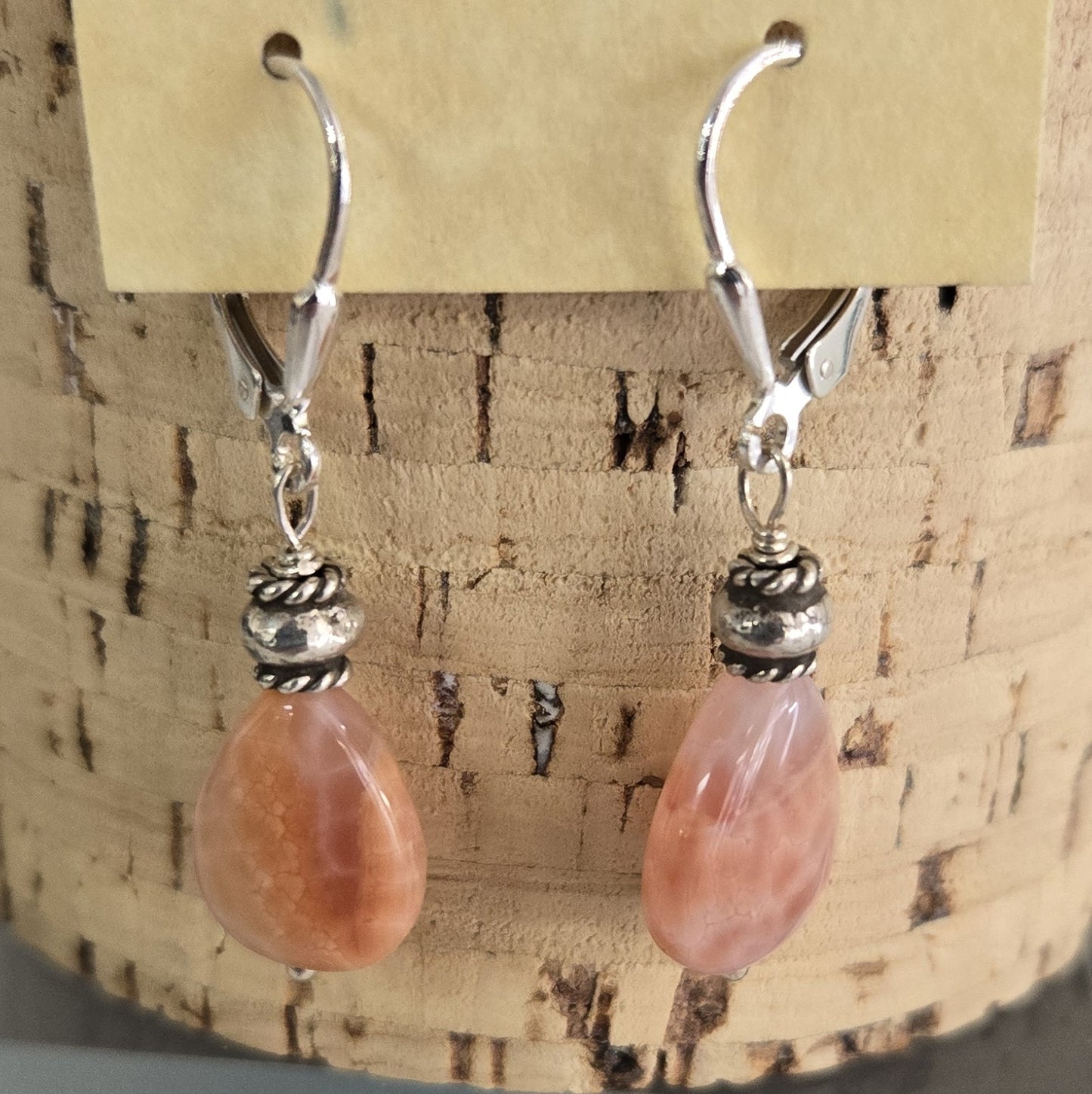 Earrings- Fire Agate