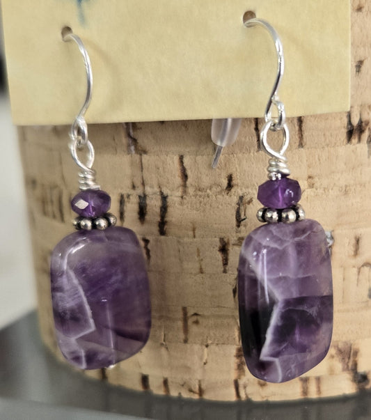 Earrings- Amethyst