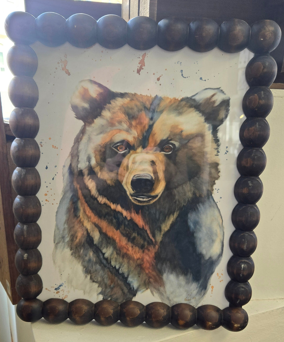 Watercolor Print- " Autumn Bear "