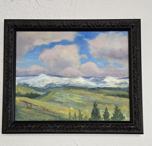 Original Oil Painting Framed- "Across the Plains"