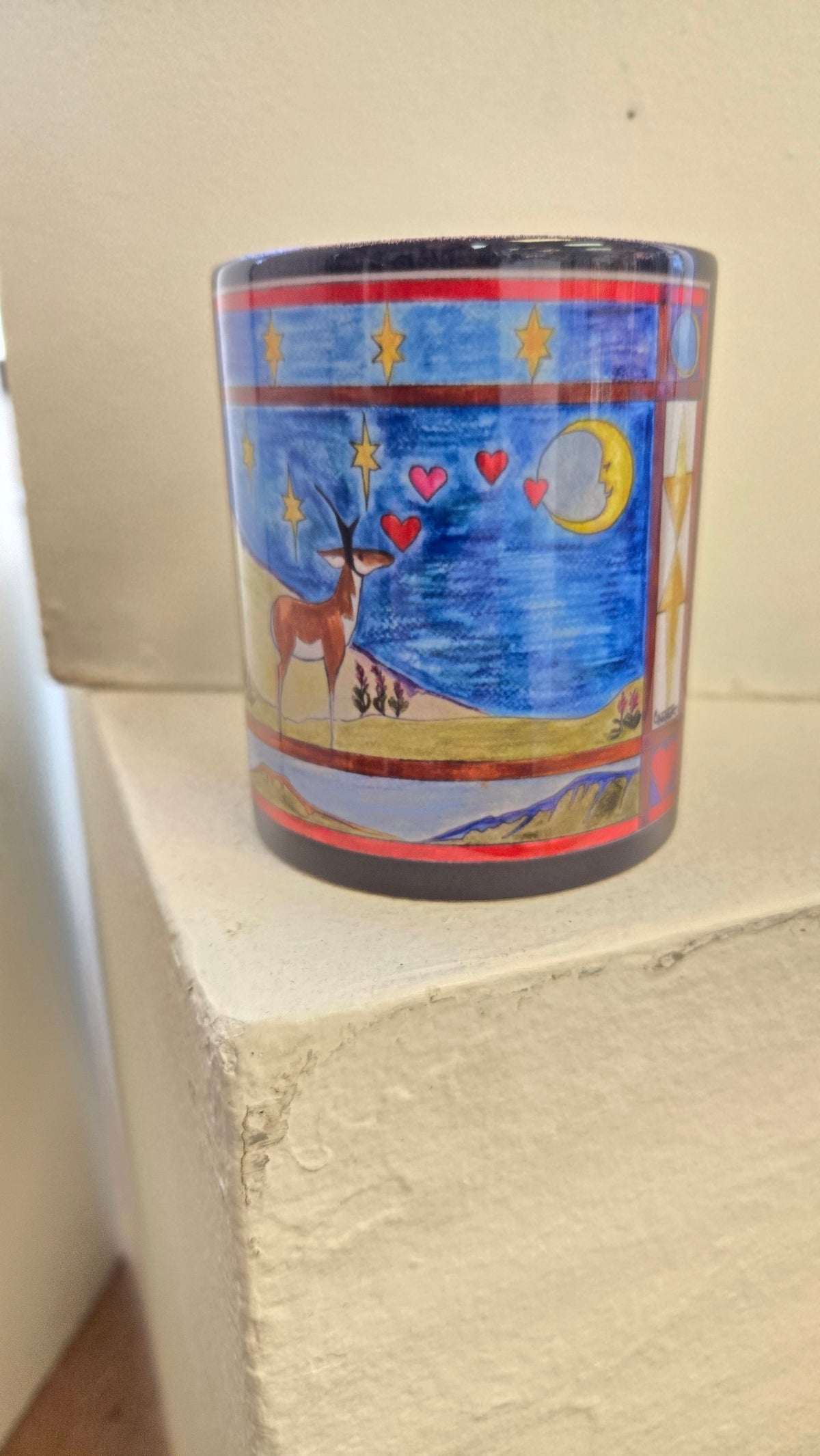 Mug- "Lope Loves Moon "