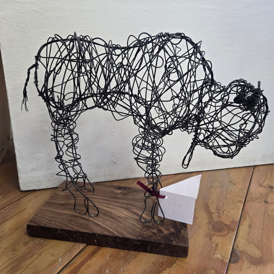 Wire  Sculpture Bison- "Billy the Buff"