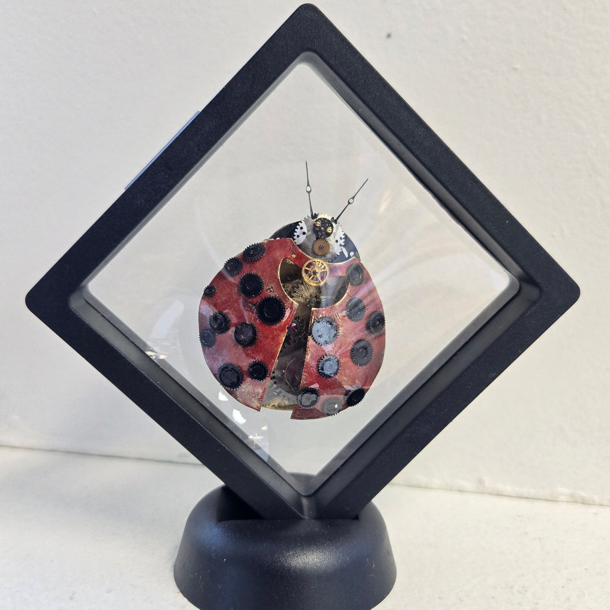Original Sculpture Art- Small "Time Ladybugs"