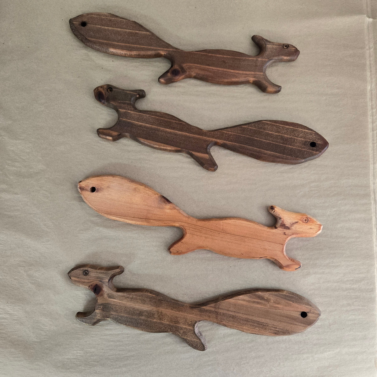 Oven Squirrel- Cedar Wood