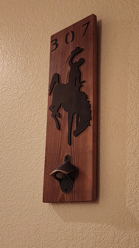 Bottle opener- 307 Bucking Bronc