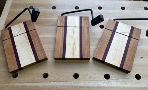 small hardwood cheese cutting board