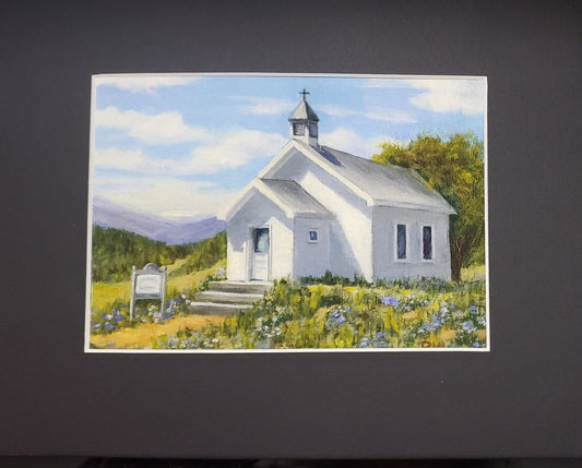  " Virginia Dale Church Summertime  "Giclee print