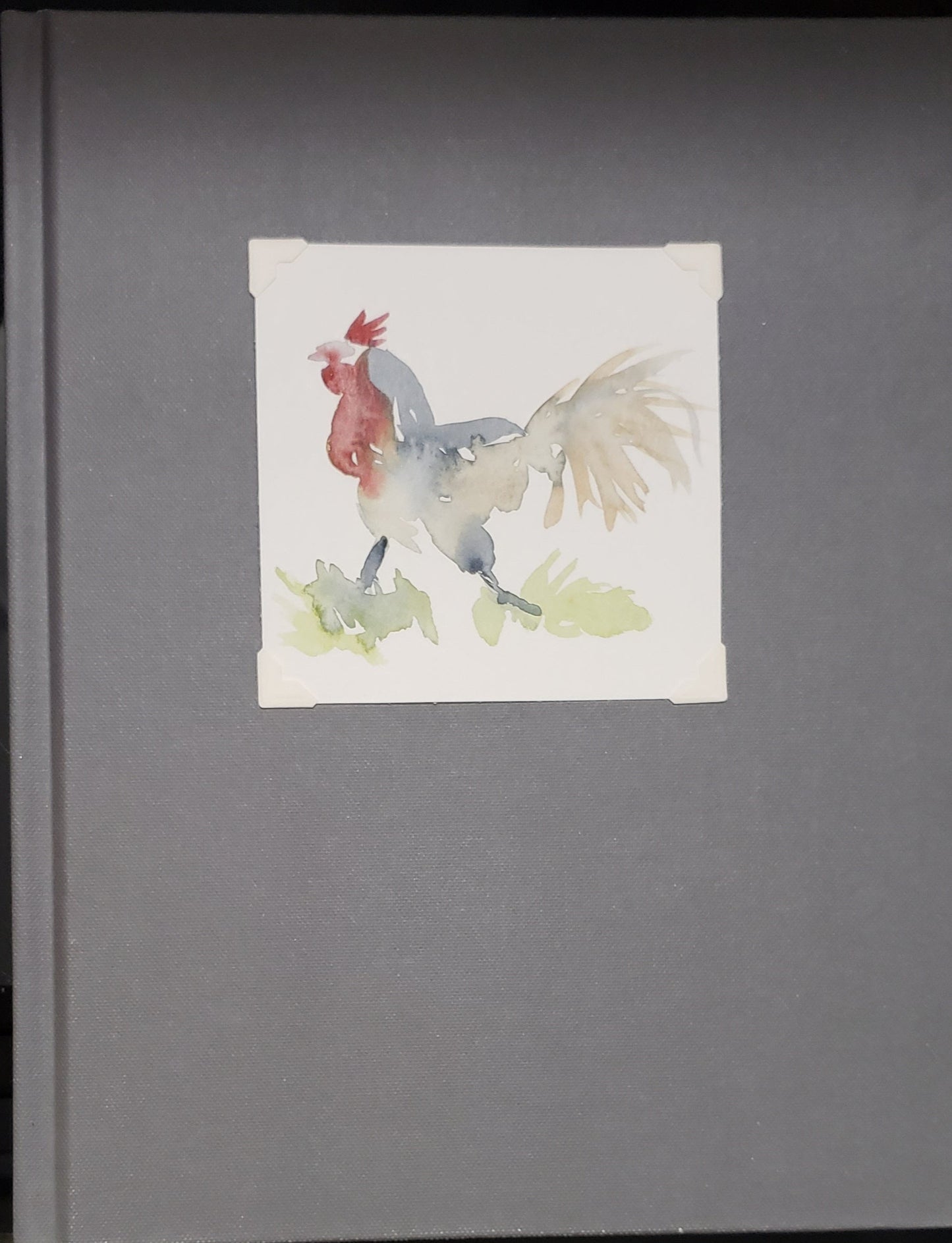 Watercolor Art Rooster Hardcover Sketchbooks