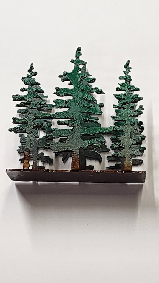 Pine Trees Business Card Holder