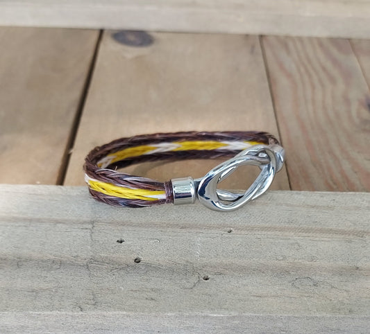 Hand Braided Horsehair Infinity Knot Bracelet