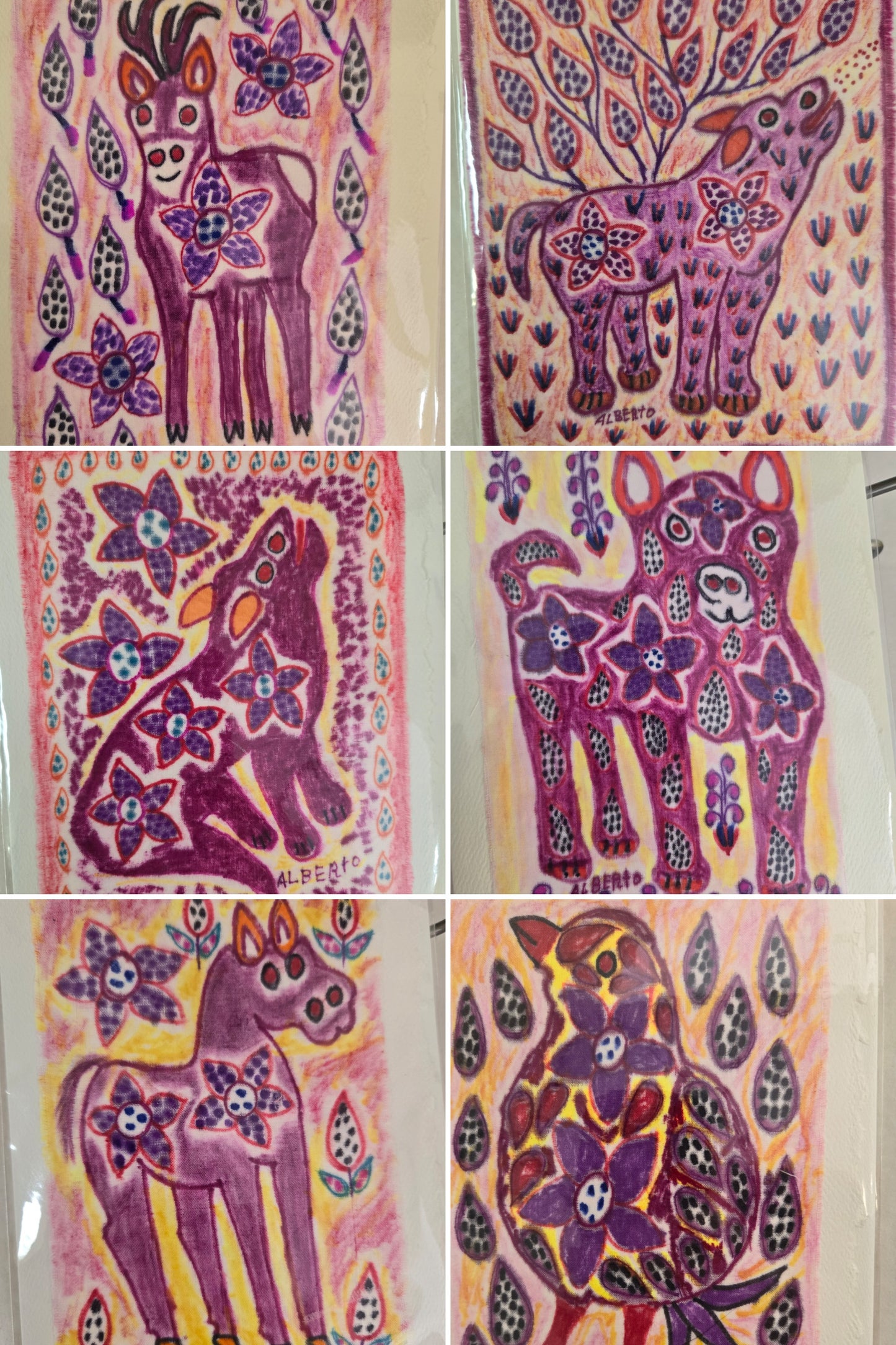 Fiber Art Card-Peruvian Art