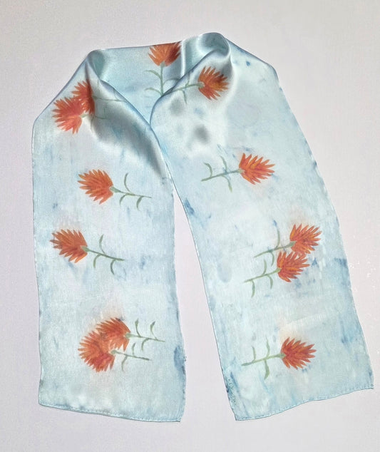 Rayon Scarf - Indian Paintbrush- Small