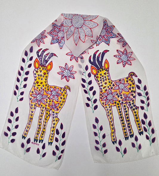 Silk Scarf- Crepe De Chine- Various Designs