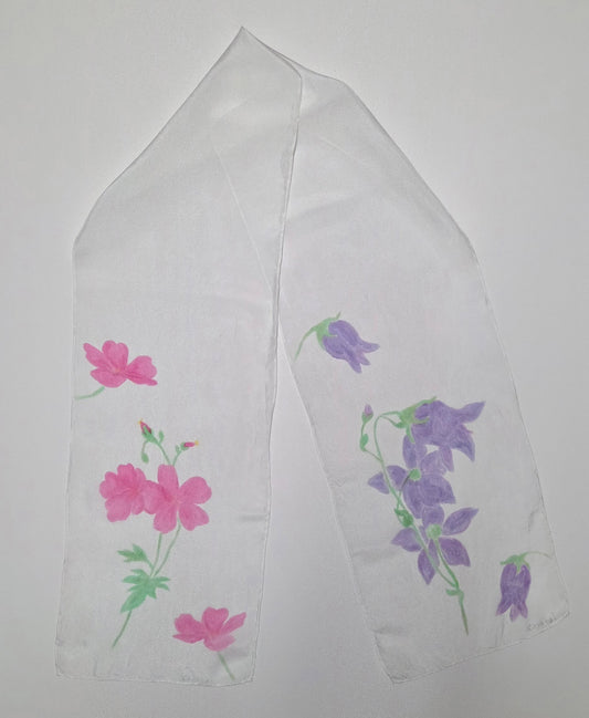 Silk Scarf - Wildflowers