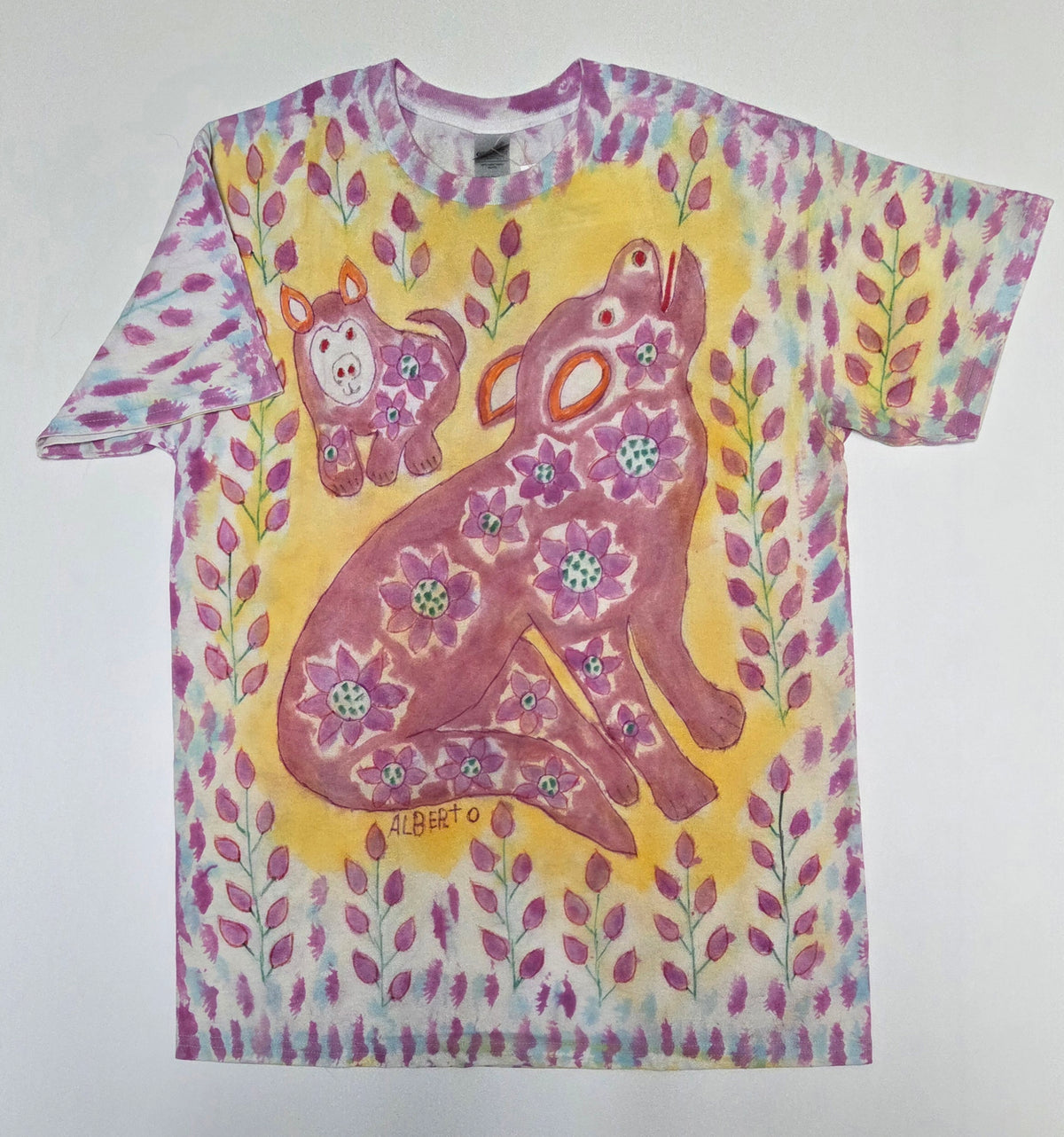 T-Shirt - Paruvian Art Wolf