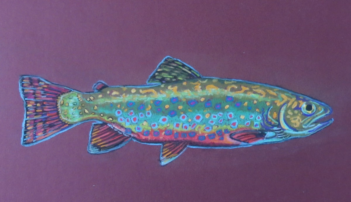 Card- "Brook Trout"