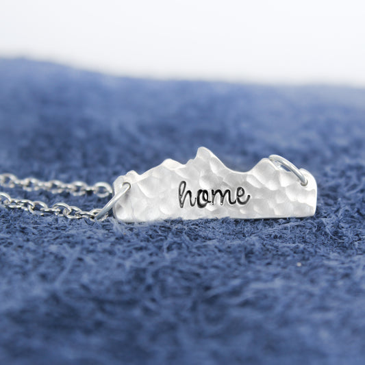 " Home " Mountain Necklace