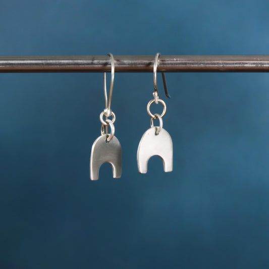 Silver Rainbow Earrings