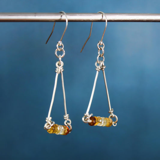 Citrine Dangle Earrings