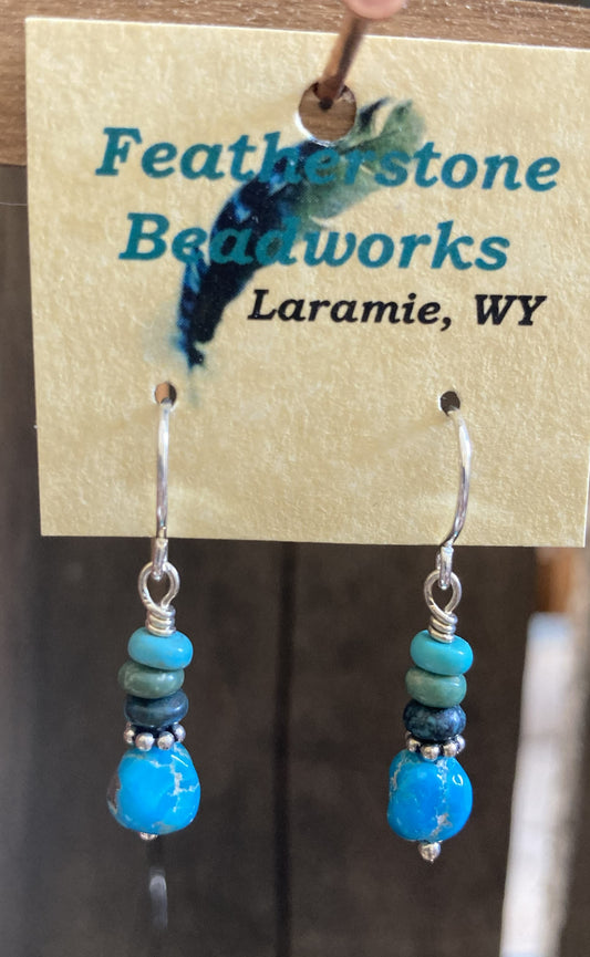 Earrings- Sleeping Beauty Turquoise