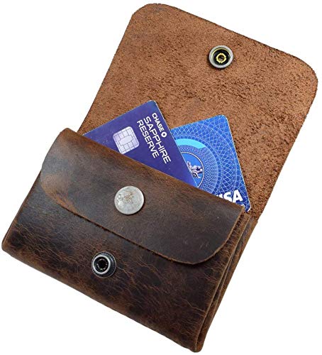 Leather Wallet- Brown- Two Pocket