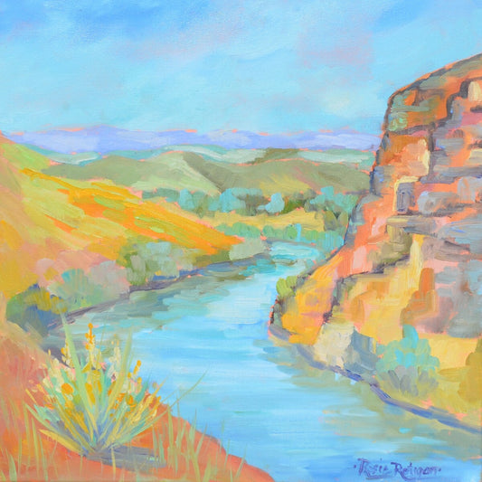 Reproduction Print on Canvas- "Beauty Below"