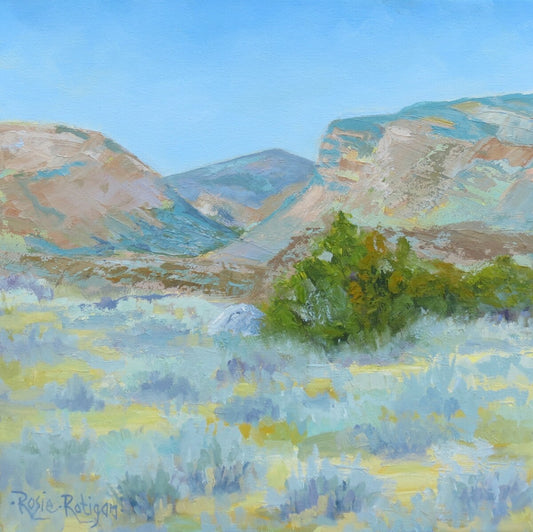 Reproduction Print on Canvas- "Beauty Above" North Fork Canyon