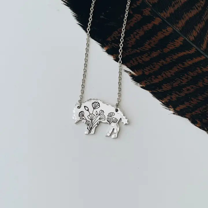 Necklace - Wildflower Bison