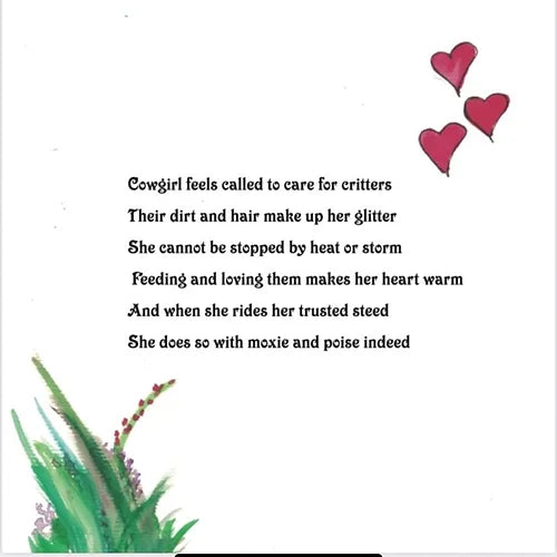 " The Heart Of A Cowgirl " Children's Book