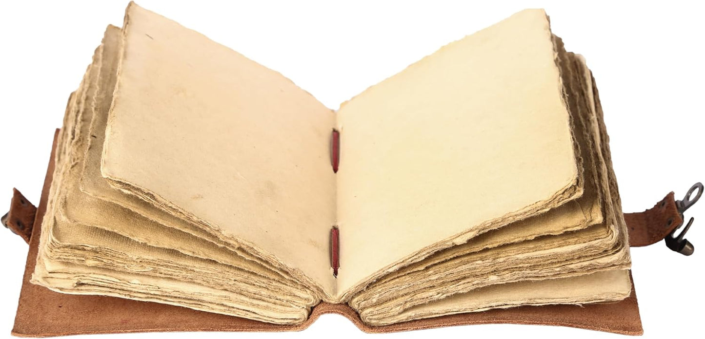 Leather Journal- Handmade Vintage Style