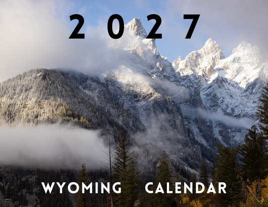 2027 Calendar- Wyoming Landscapes