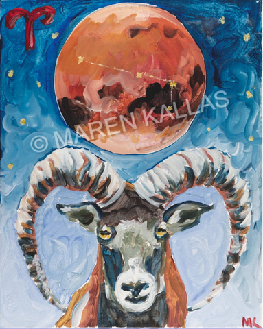 " Aries " Print of Original Artwork