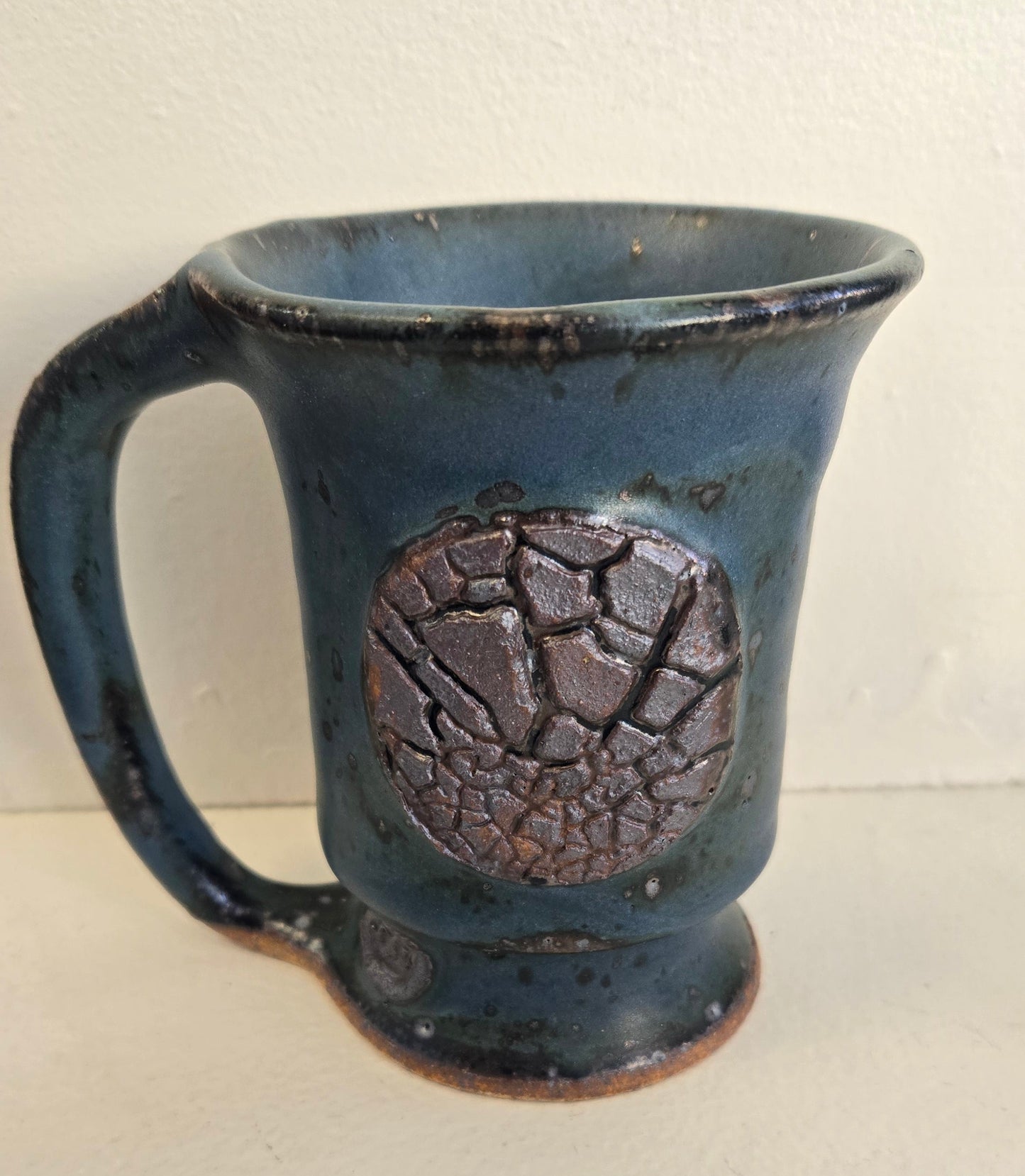 Mug- Hand Thrown Green or Blue