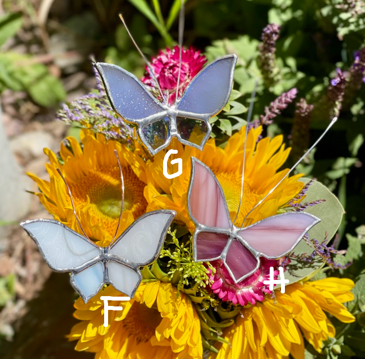Stained Glass Plant Buddy- Butterfly