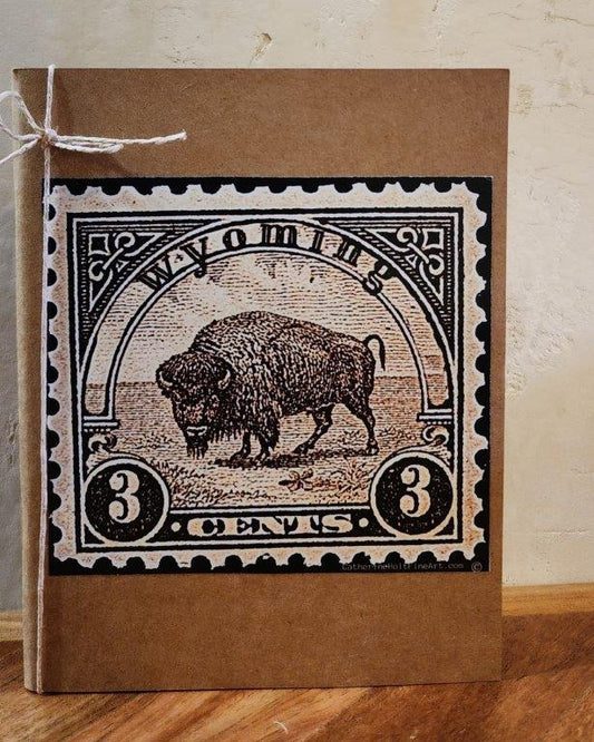 Bison Stamp Three Cent Pocket Notebook