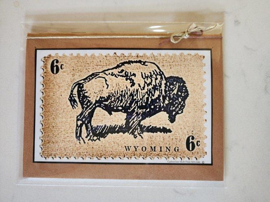 Pocket Notebook - Bison Stamp