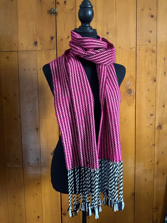 " The Director " Handwoven Scarf 100% Wool