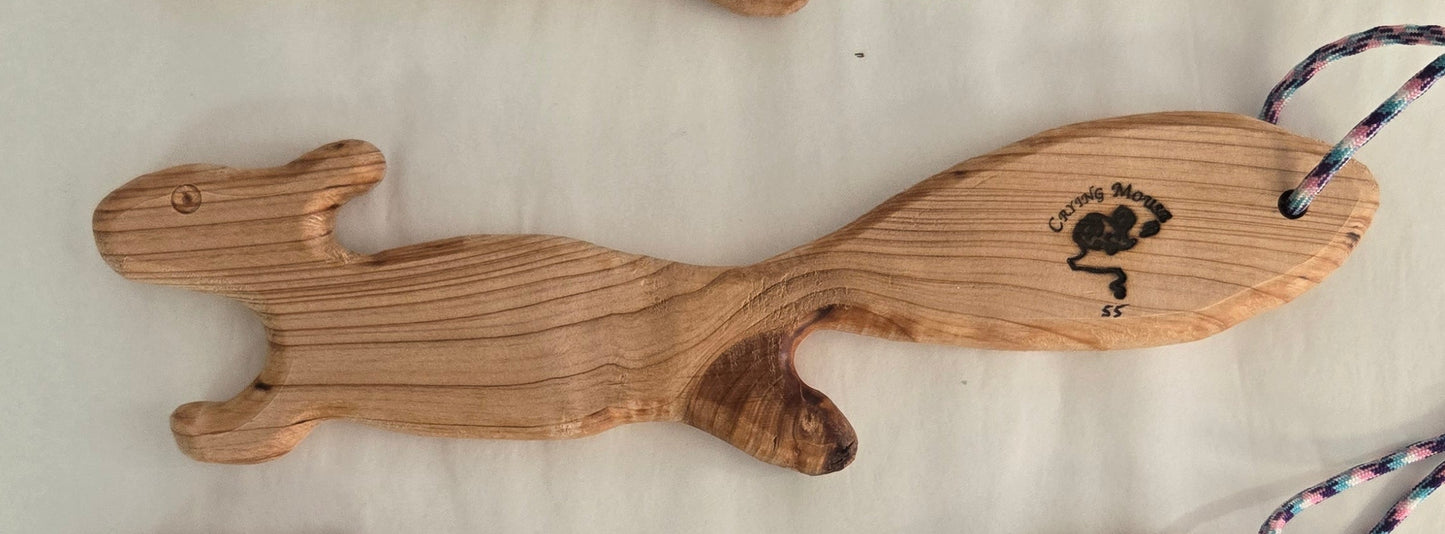 Oven Squirrel- Cedar Wood