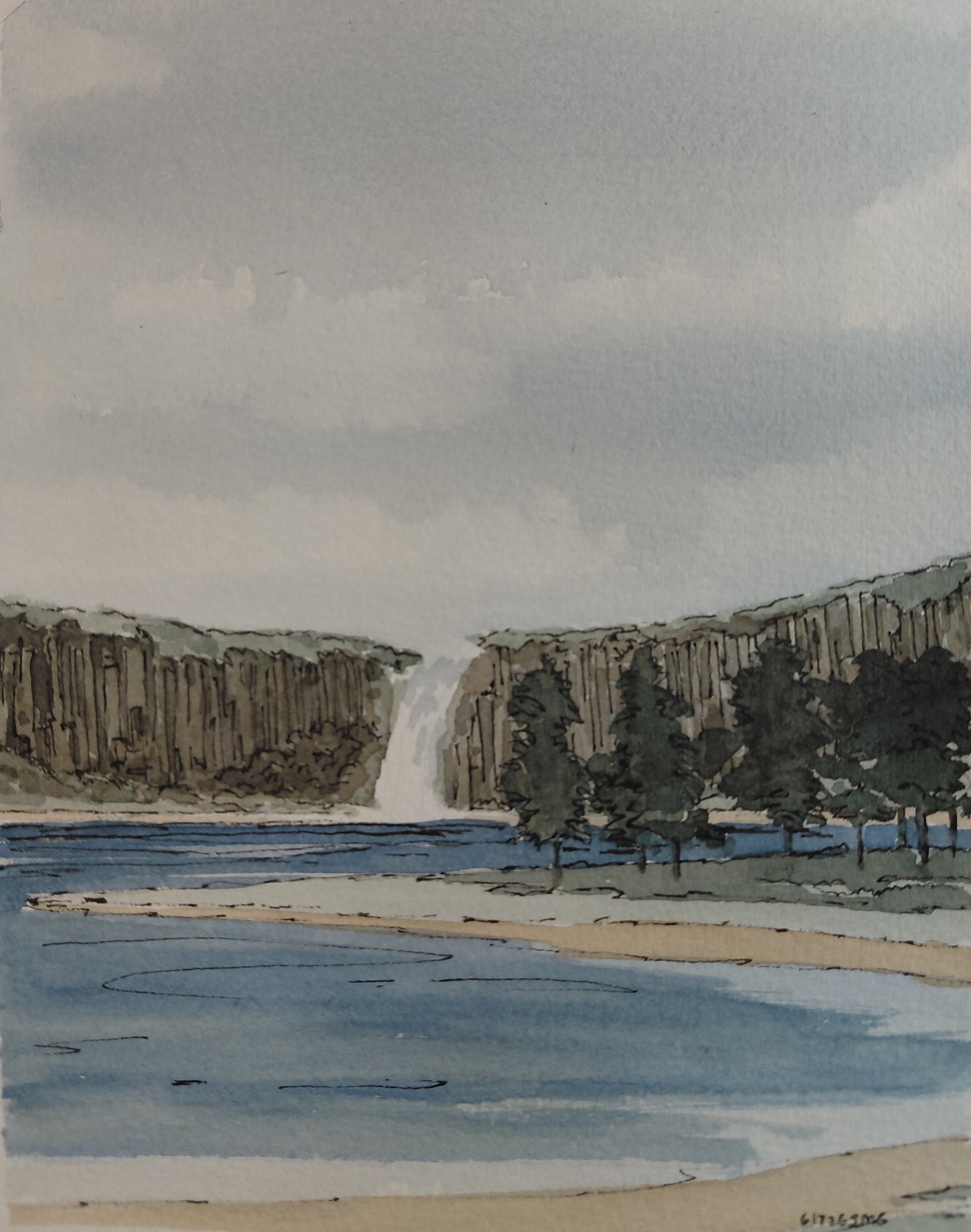 Watercolor and Ink - "Changing Landscapes"