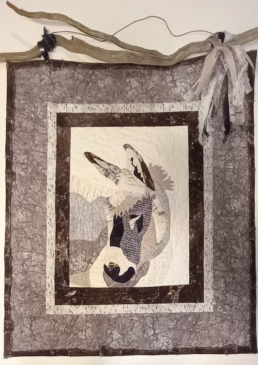 " Little Burro " Quilted Wall Hanging