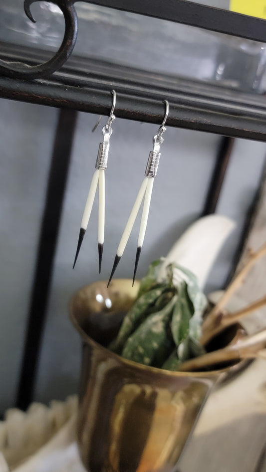 Simple Porcupine Quill Earrings