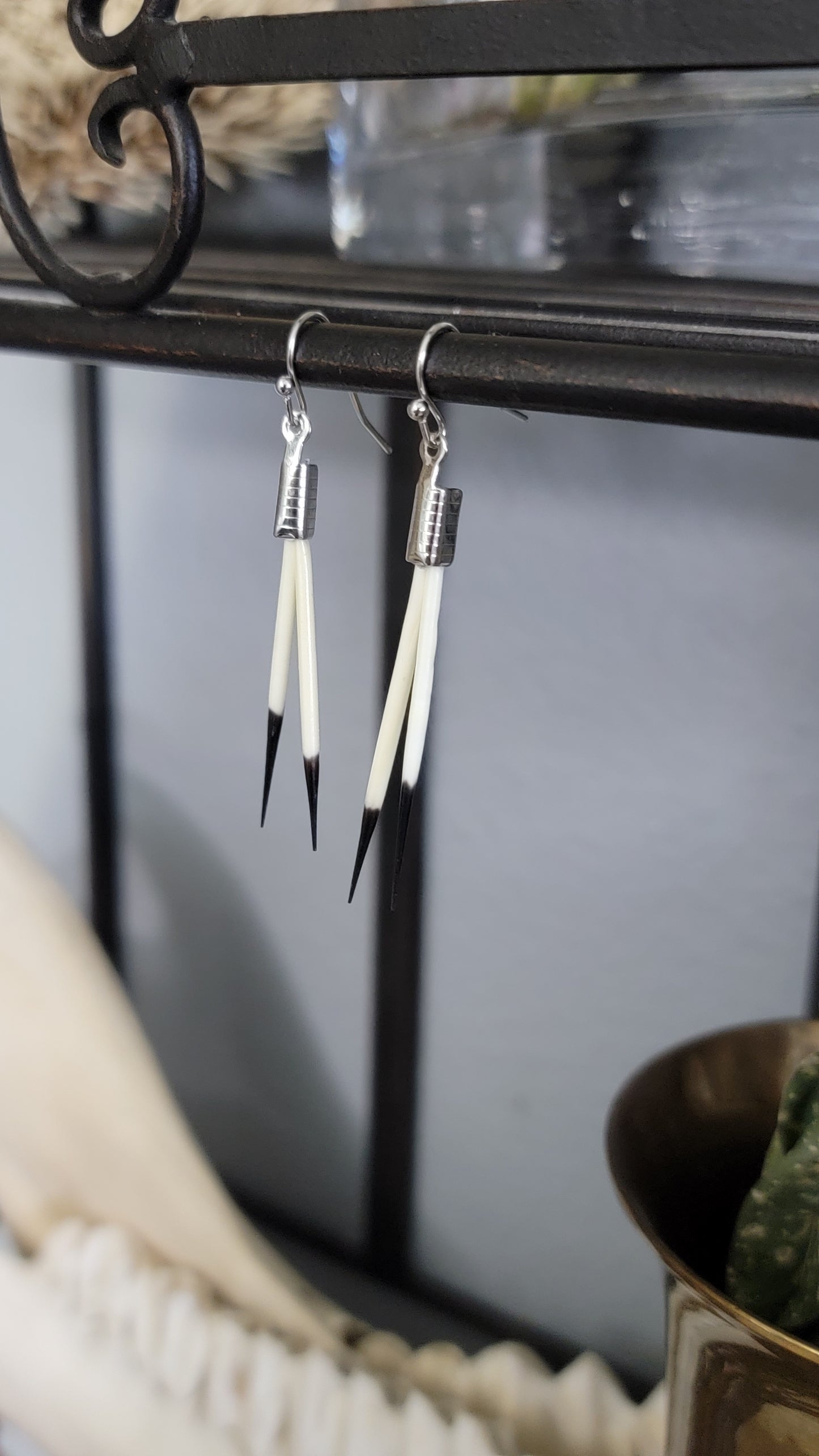 Simple Porcupine Quill Earrings