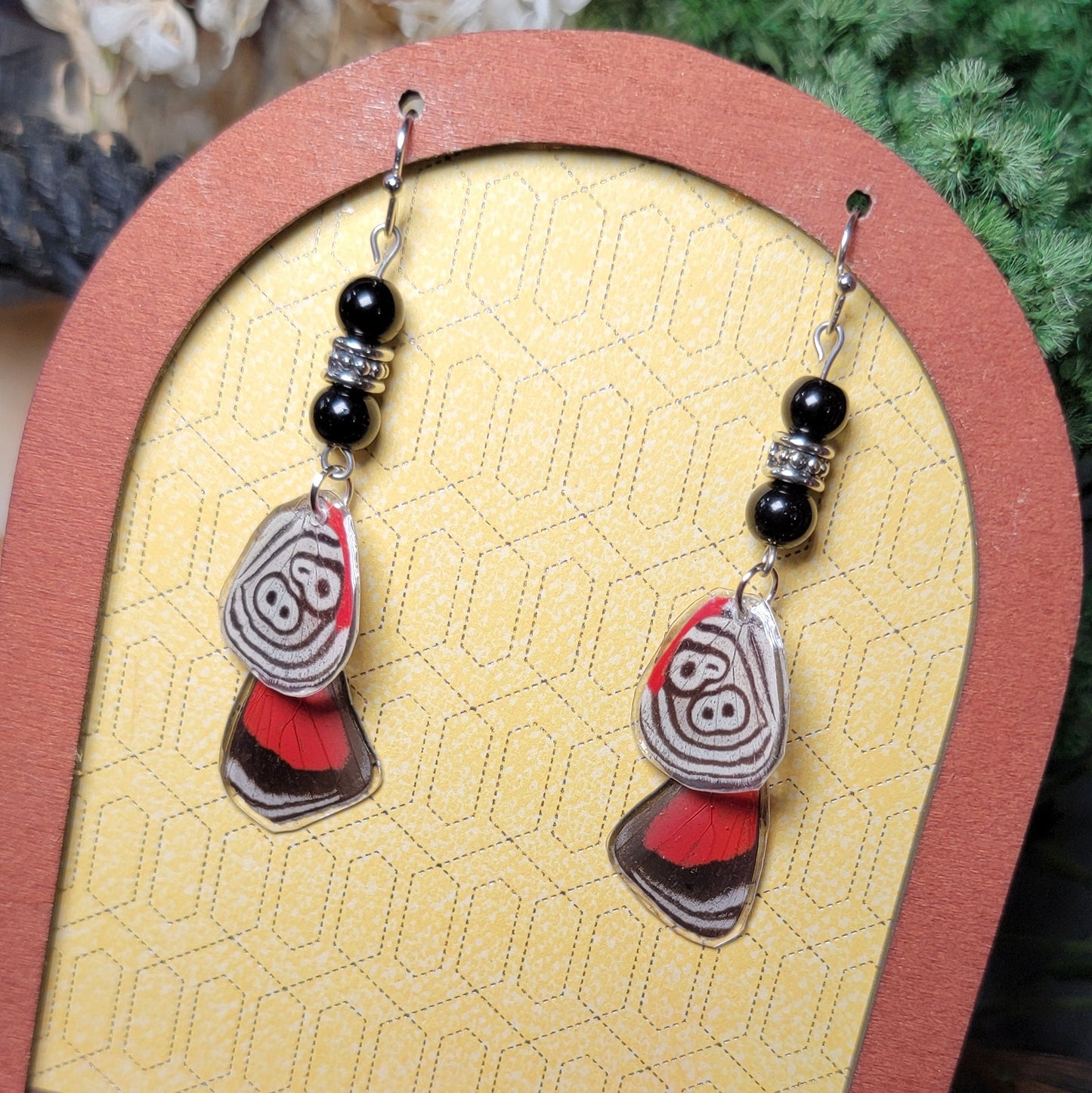 Earrings - Butterfly Wings- Cramer's Butterfly