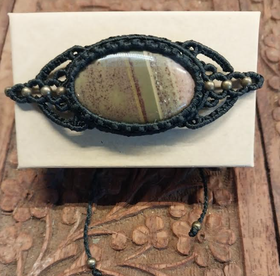 Jasper Adjustable Knotted Bracelet